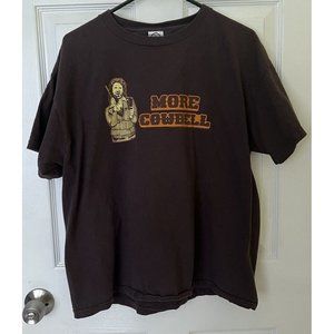 SNL More Cowbell Shirt Graphic Shirt Size Large Will Ferrell Saturday Night Live